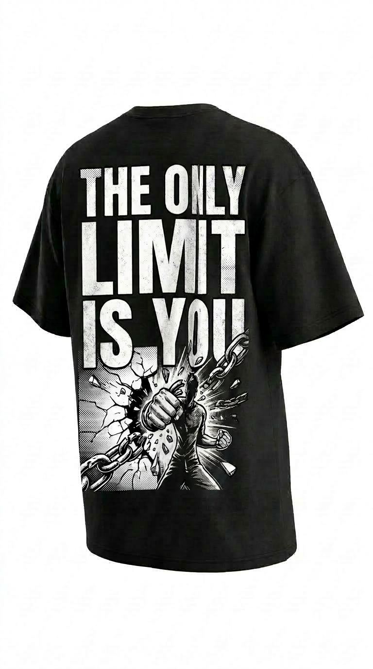 The Only Limit Is You – Anime Edition Oversized T-Shirt