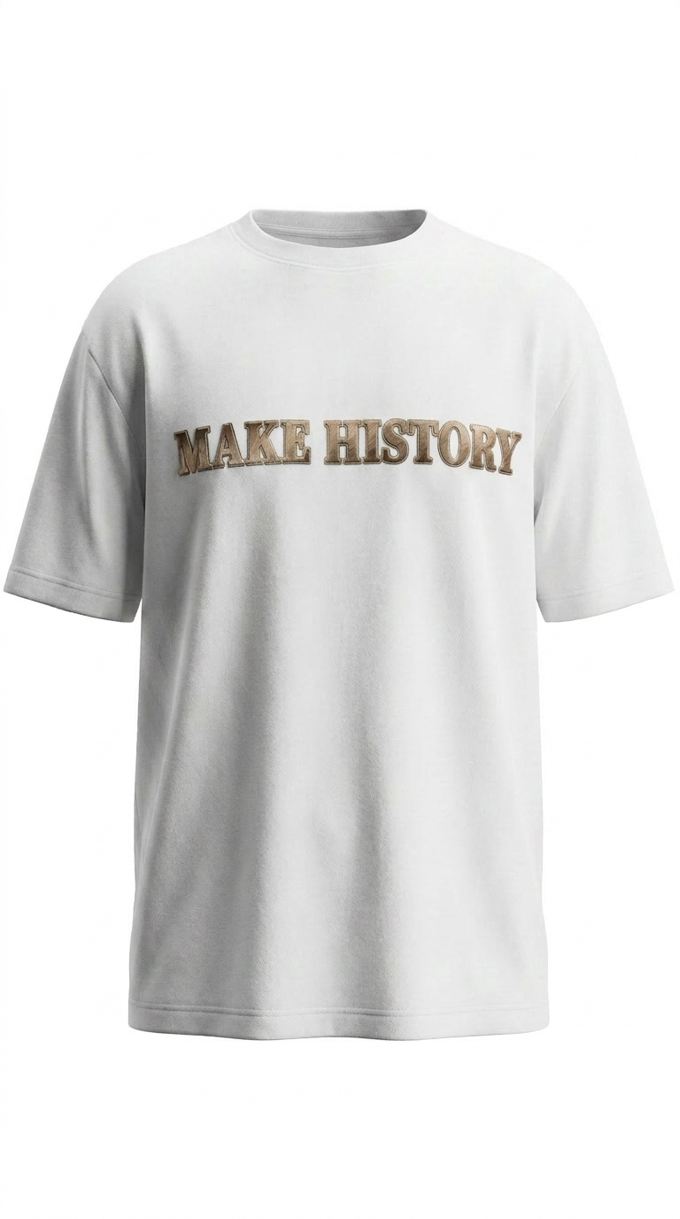 Make History – Premium Oversized T-Shirt