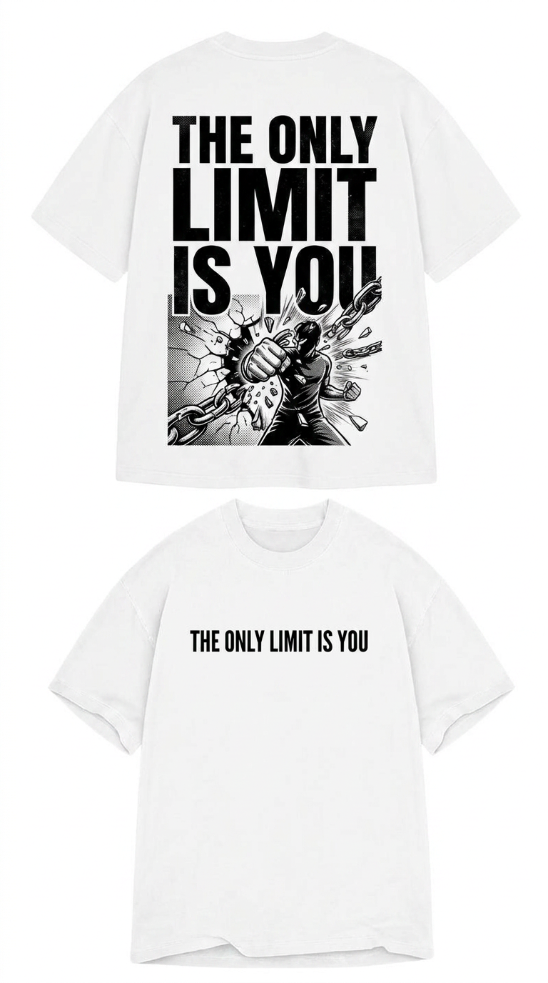 The Only Limit Is You – Anime Edition Oversized T-Shirt