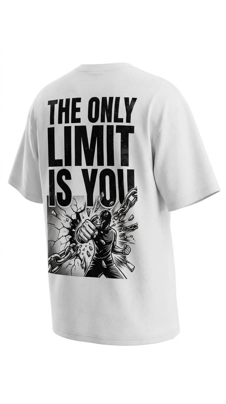 The Only Limit Is You – Anime Edition Oversized T-Shirt