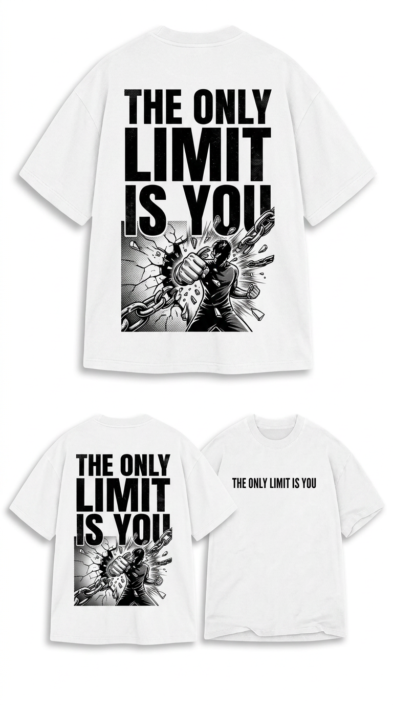 The Only Limit Is You – Anime Edition Oversized T-Shirt