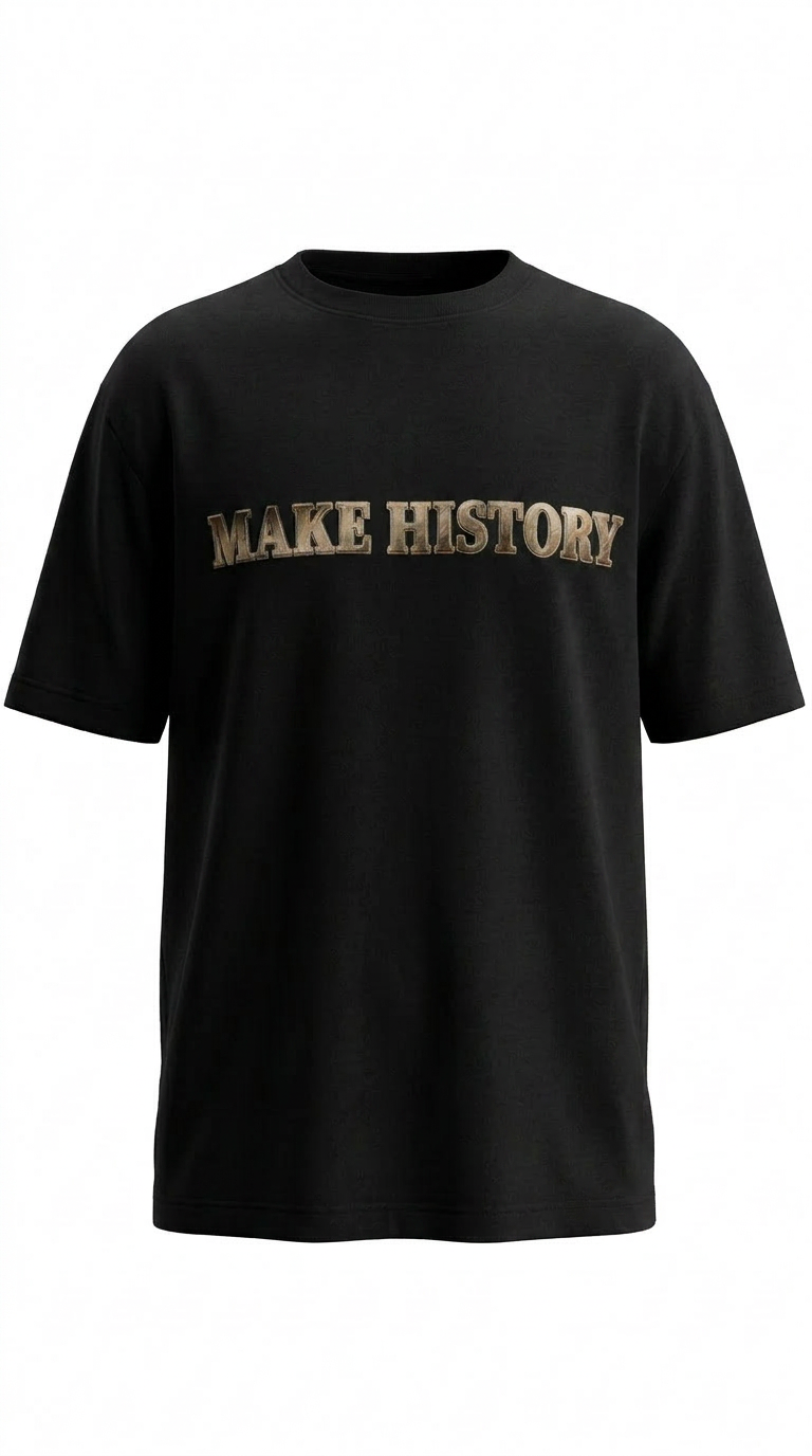 Make History – Premium Oversized T-Shirt