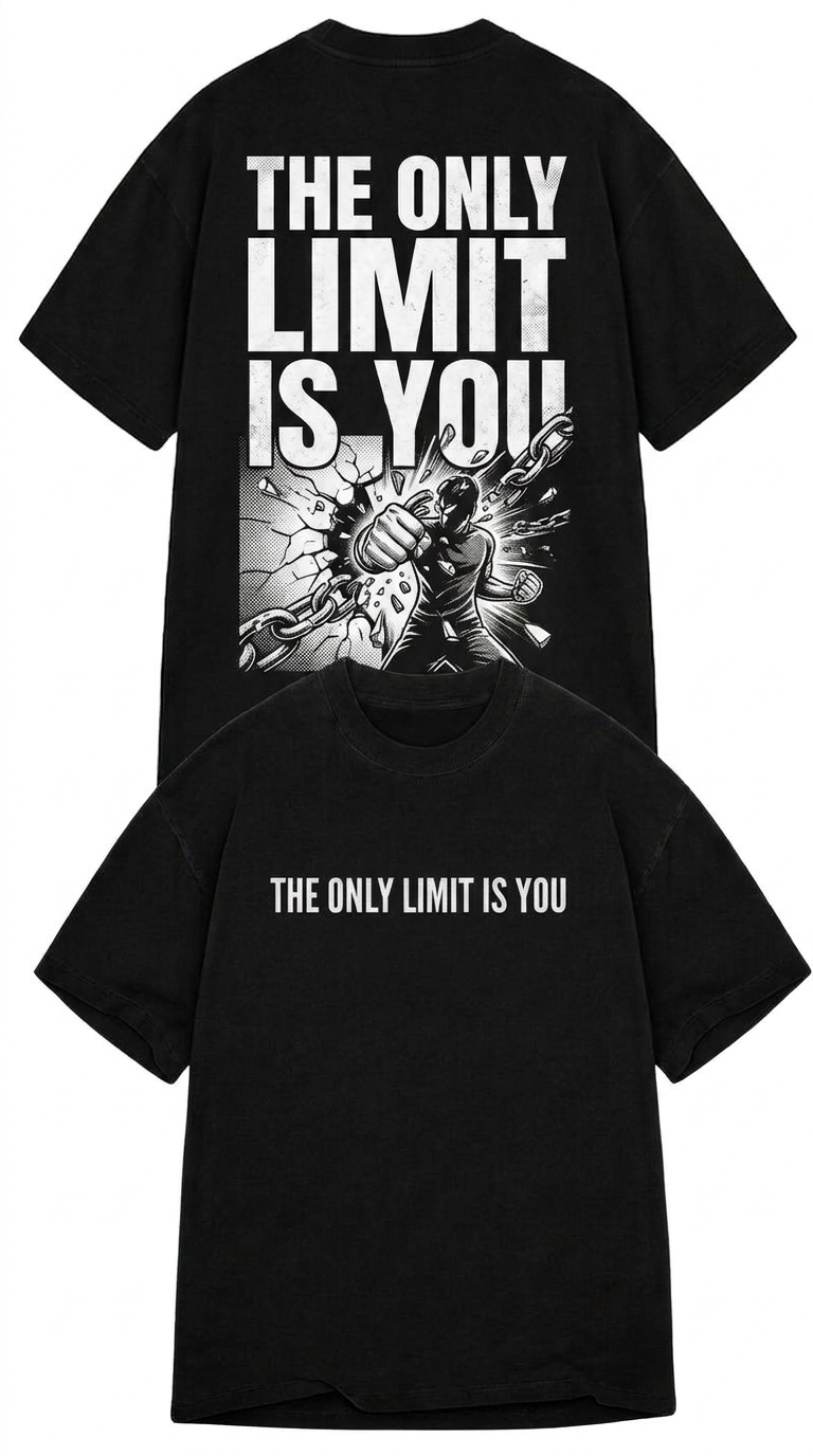 The Only Limit Is You – Anime Edition Oversized T-Shirt